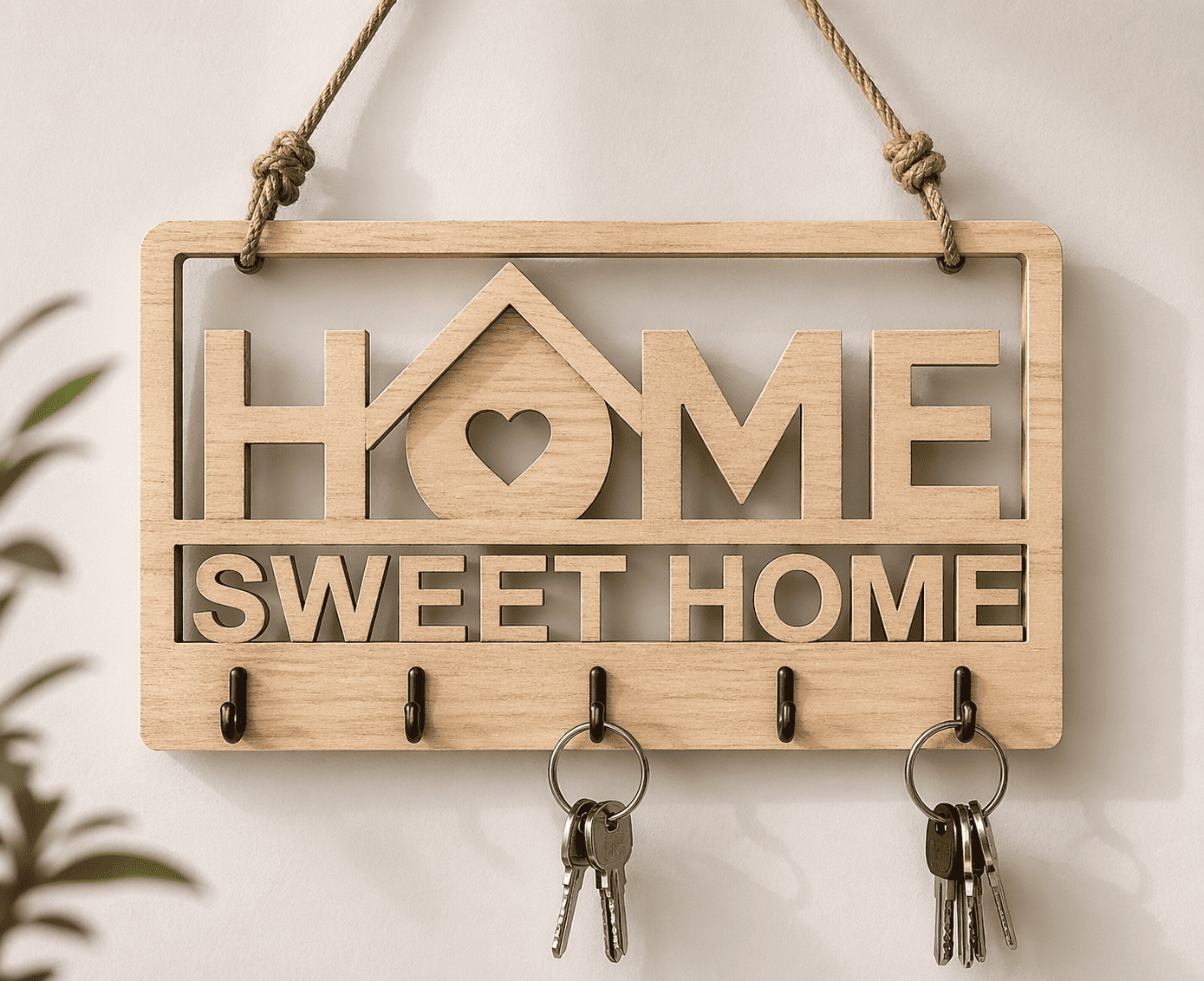 Porte-clés maison Sweet Home Two