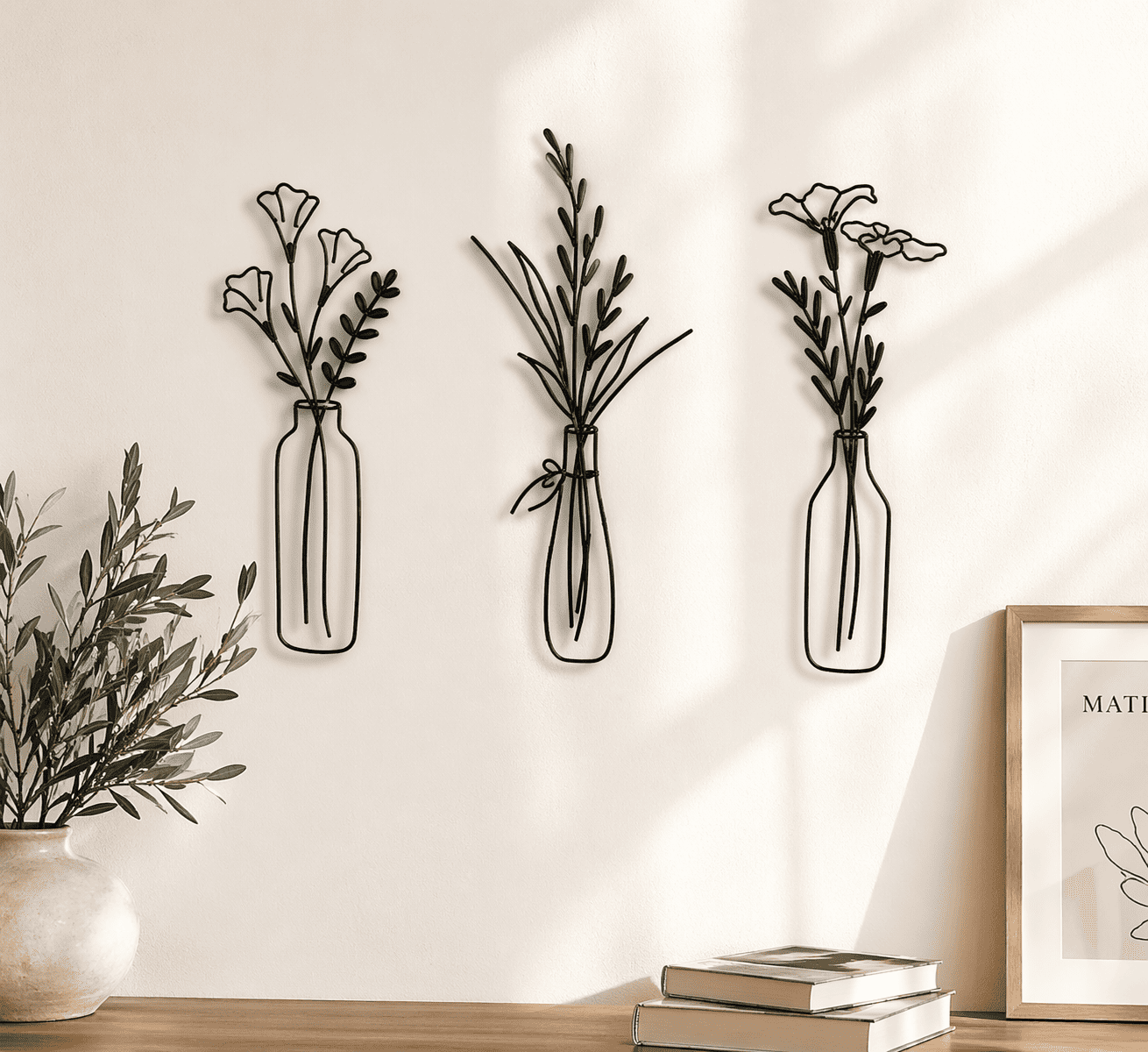 Cadre décoratif floral