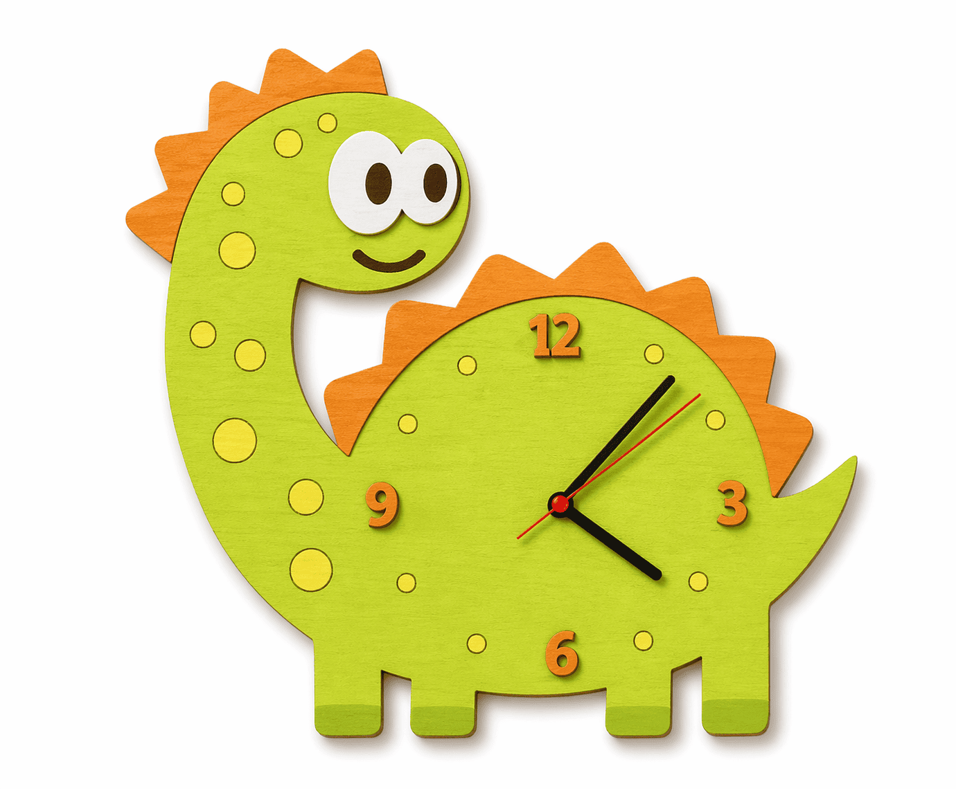 Horloge enfant Dino vert