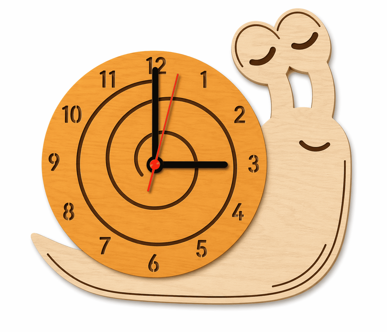Horloge enfant Escargot