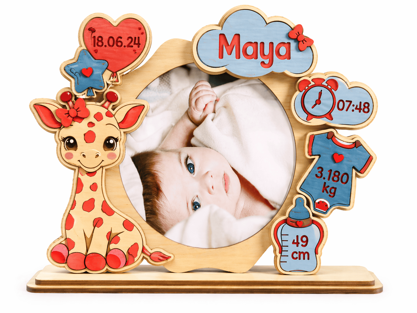 Cadre de naissance Girafe